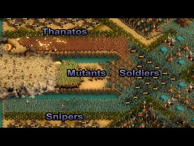 They are Billions - Soldiers and Mutants - Custom Map