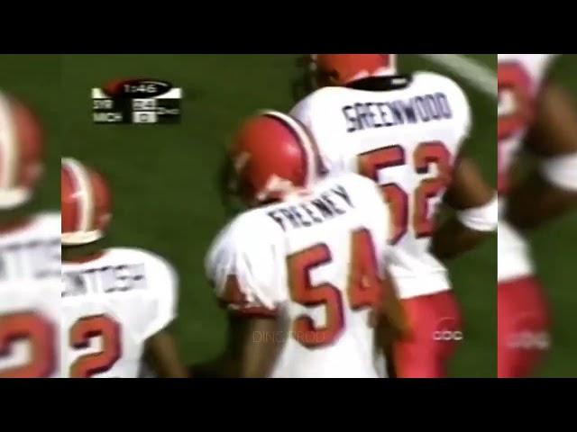 Dwight Freeney Sacks Tom Brady | 1998 Syracuse vs Michigan