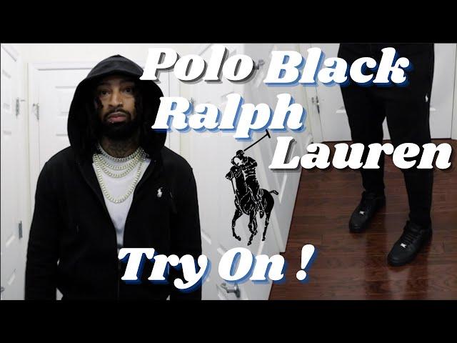 POLO BLACK RALPH LAUREN JOGGER SUIT TRY ON HAUL UNBOXING !