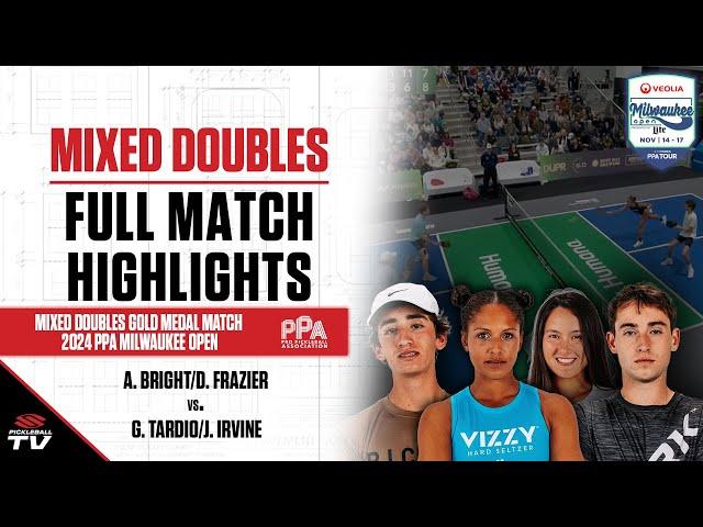 2024 PPA Milwaukee Open Mixed Doubles Gold Medal - A. Bright/D. Frazier vs. J. Irvine/G. Tardio