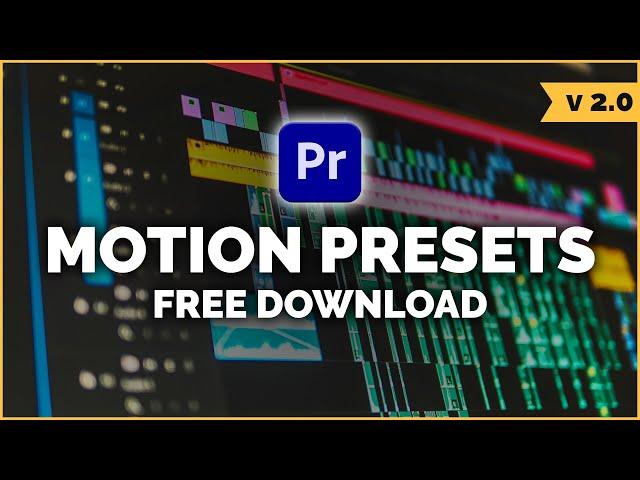 Premiere Pro Presets That Will TRANSFORM Your EDITS