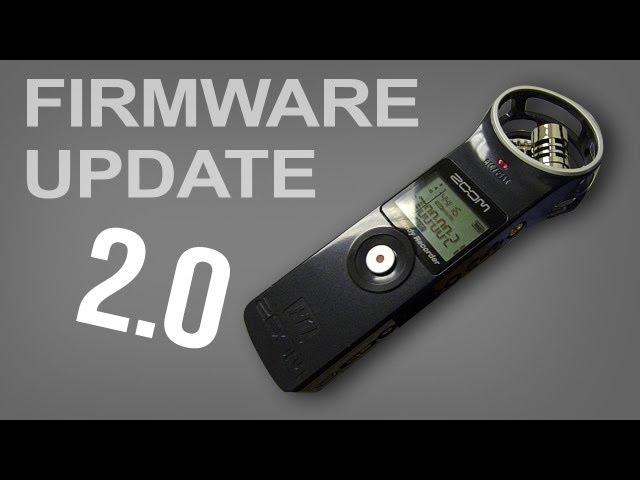 HOW TO: Zoom H1 Firmware Update - 2.0 Tutorial - Knoptop