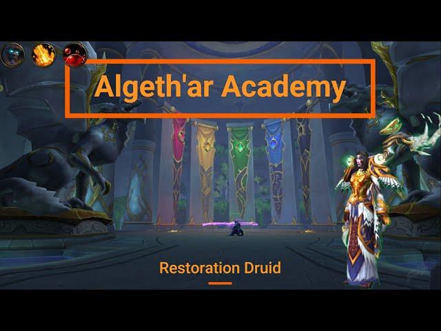 WOW TWW PRE-PATCH - RESTO DRUID - Algethar Academy Mythic+17