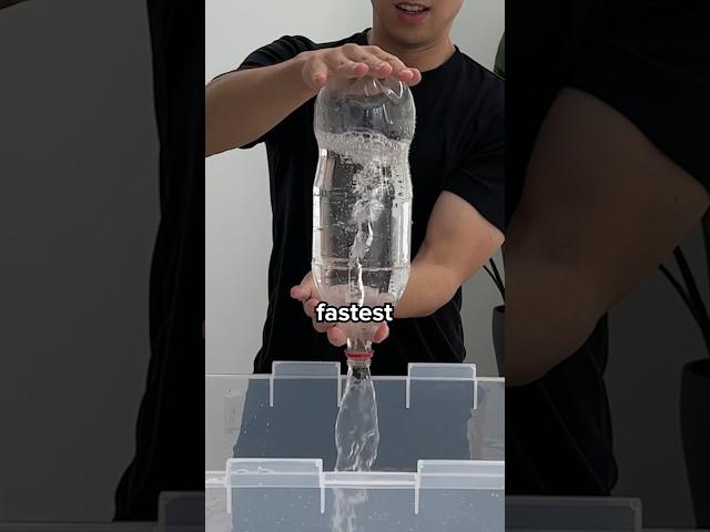 What’s the fastest way to empty a bottle?