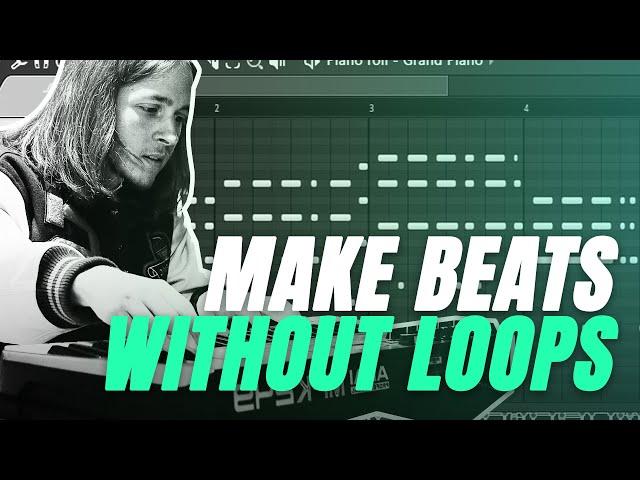 HOW TO MAKE A MELODY AND BEAT FROM SCRATCH BEGINNERS TUTORIAL | How To Make a Beat Without Loops 