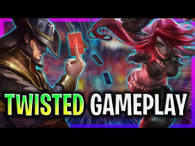 FAKER CRAZY TWISTED FATE BACKDOOR! - T1 Faker Plays Twisted Fate Mid vs katarina!