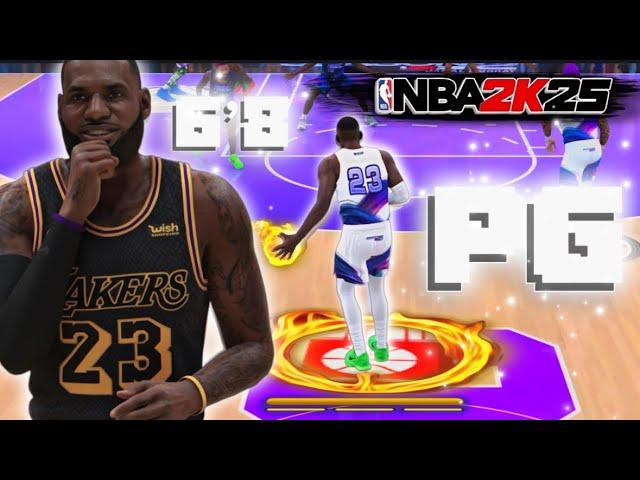 PUSHING POINT GUARD WITH MY 6'8 LEBRON JAMES BUILD IN RUNDOM REC!!!(2K25 RUNDOM REC)