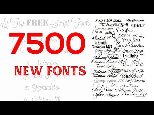 New Style fonts 7500  Free Download