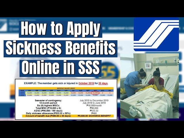 Paano mag Apply sa SSS ng Sickness Benefits sa Online