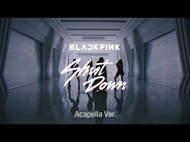 [Clean Acapella] BLACKPINK - Shut Down