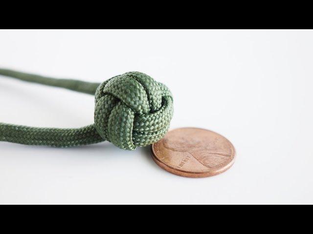 How to Make a Mini Monkey's Fist Tutorial | 2-Pass Monkey's Fist Key Chain