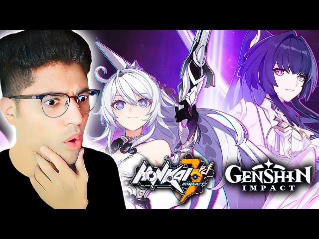 Genshin Impact VS Honkai Impact 3rd Bosses Reaction!