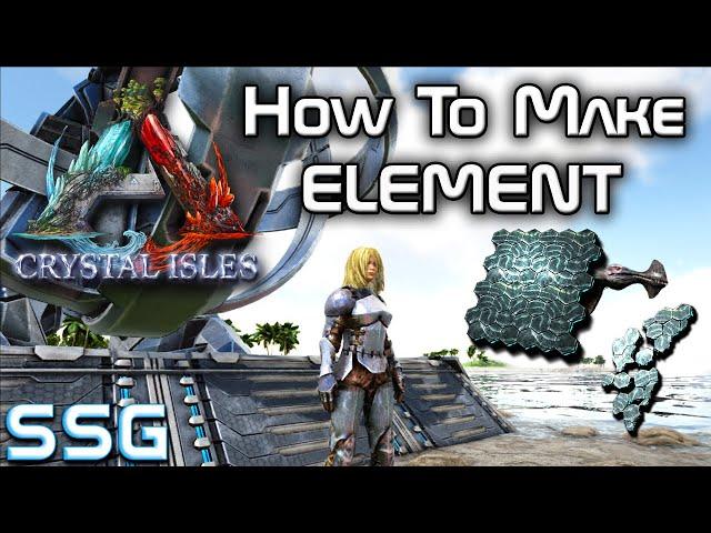 ARK Crystal Isles How to make Element SeeShellGaming