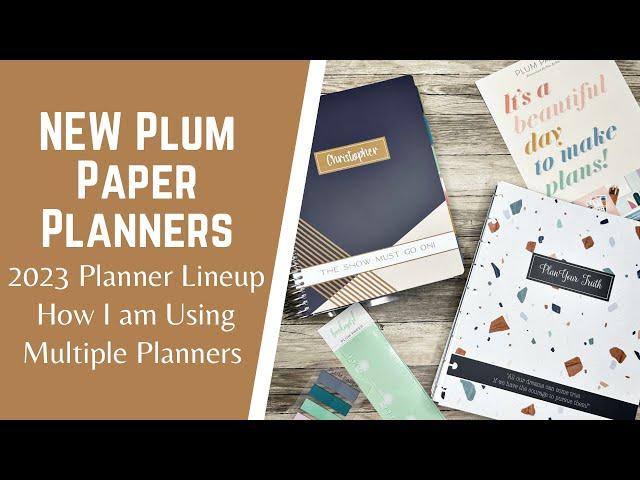 NEW Plum Paper Planners for my 2023 Planner Linup - Flip Through and How I am Using Them in 2023