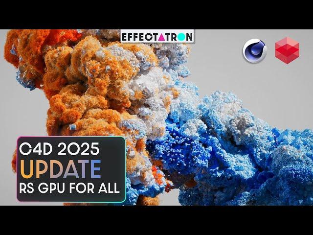 C4D 2025 Maxon | Redshift GPU for EVERYONE | Overview | News | Announcement