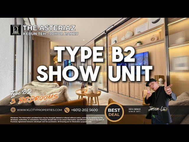 The Asteriaz EXSIM at Kebun Teh Type B2 915sqft 3 Bedrooms 2 Bathroom Show Unit