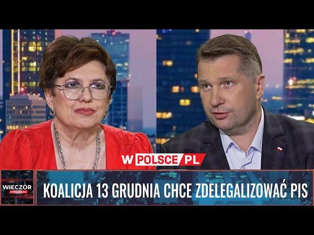 KOALICJA 13 GRUDNIA CHCE ZDELEGALIZOWAĆ PIS | prof. Przemysław Czarnek #WCentrumWydarzeń (08.07.24)