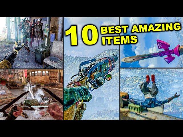 Dying Light 2 - How To Get 10 Best Amazing Items (Weapons, FireArms, Charm, Boots, Blueprints)