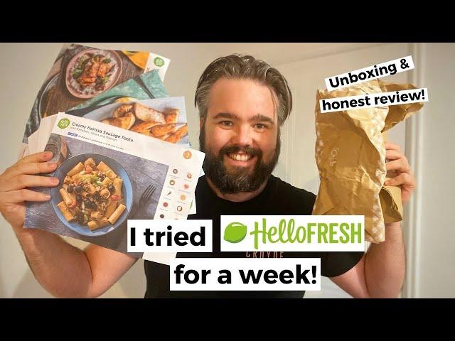 I tried HELLO FRESH for a week! UK unboxing + honest review 