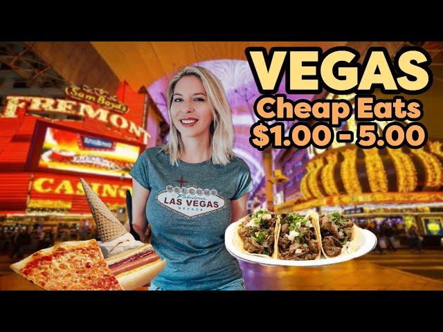 BEST & Worst Las Vegas Fremont CHEAP EATS | Budget Meals Downtown Las Vegas Travel Tips