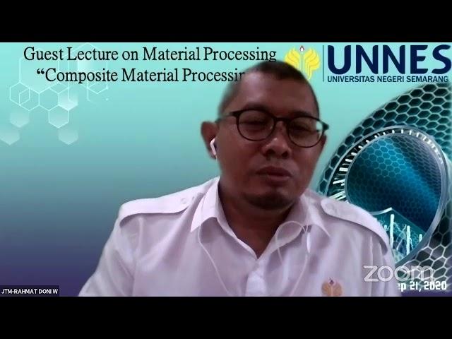 Guest Lecture "Composite Material Processing" UNNES