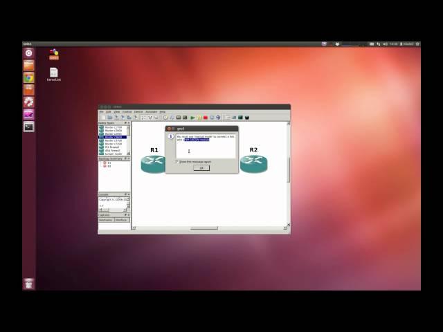 GNS3 Tutorial -  Choosing Router and Switchport Interfaces Manually