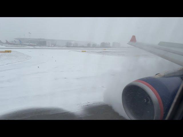 Aeroflot • Airbus A330-343X • RA-73788 • Hard Landing at Pulkovo Airport in a Snowstorm