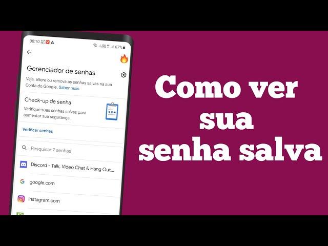 Como visualizar a senha salva no seu celular | Como encontrar senhas salvas no Android