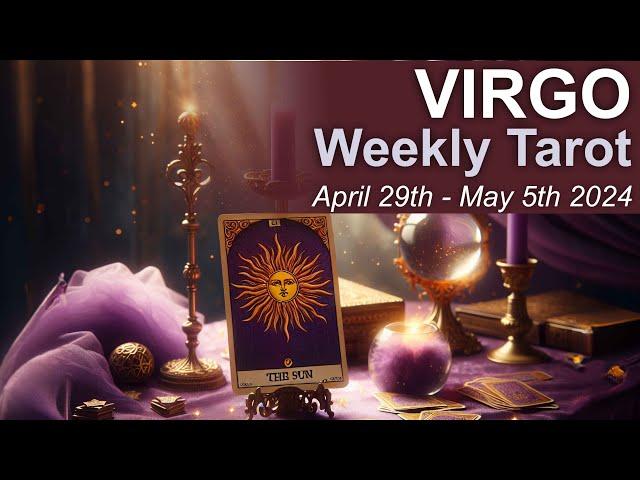 VIRGO WEEKLY TAROT READING "TAKE A STEP BACK TO SEE THE WAY FORWARD VIRGO" April 29th - May 5th 2024