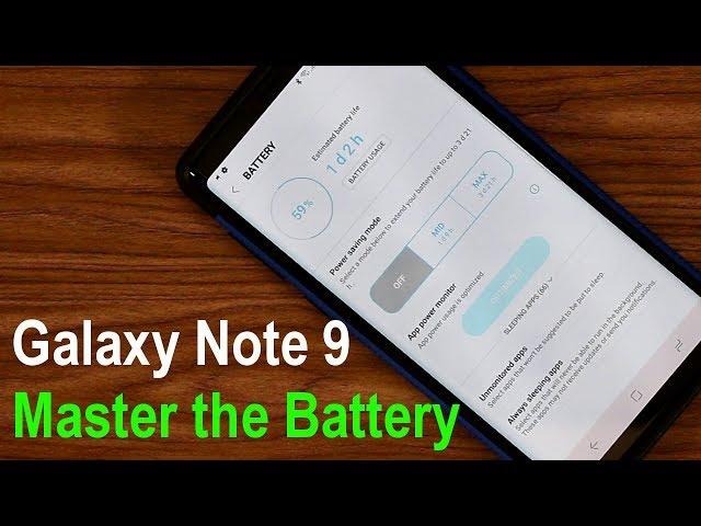 Samsung Galaxy Note 9 - How to Manage Your Battery Life (Tips & Tricks)