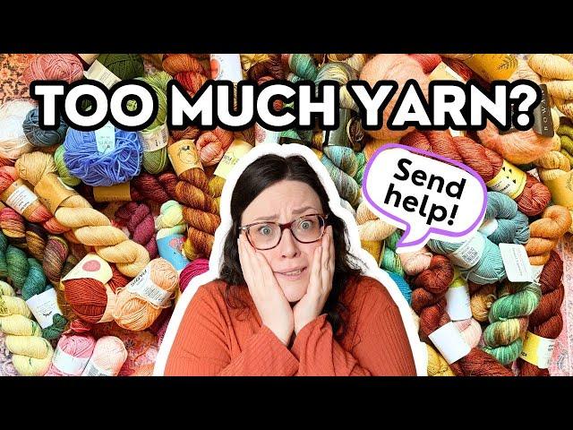 EPIC Yarn Stash Tour of 400+ Skeins & Organise With Me!