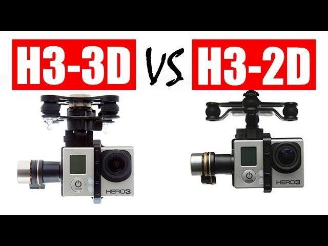 DJI Zenmuse H3-3D VS H3-2D Gimbal - Comparison between 3-Axis and 2-Axis Gimbal - HeliPal.com