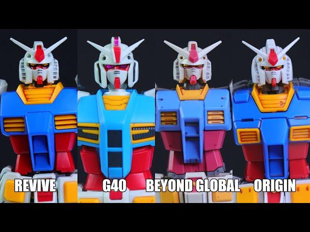 WHO'S YOUR GRANDADDY? - HG Gundam Revive, G40, Beyond Global and Origin Mega Review!