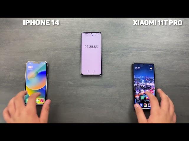 IPhone 14 vs Xiaomi 11T Pro - First SPEED TEST