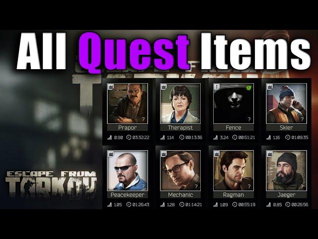 EVERY Quest Item You'll Need in Escape from Tarkov - Patch 0.14