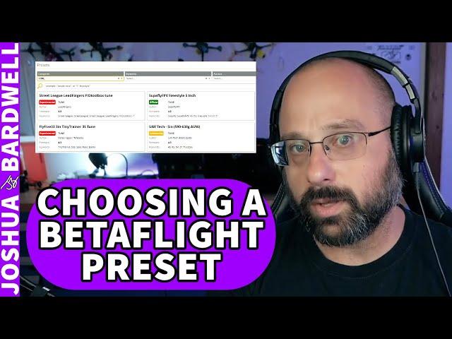 How Do I Find A Good Preset In Betaflight For My FPV Drone? - FPV Questions