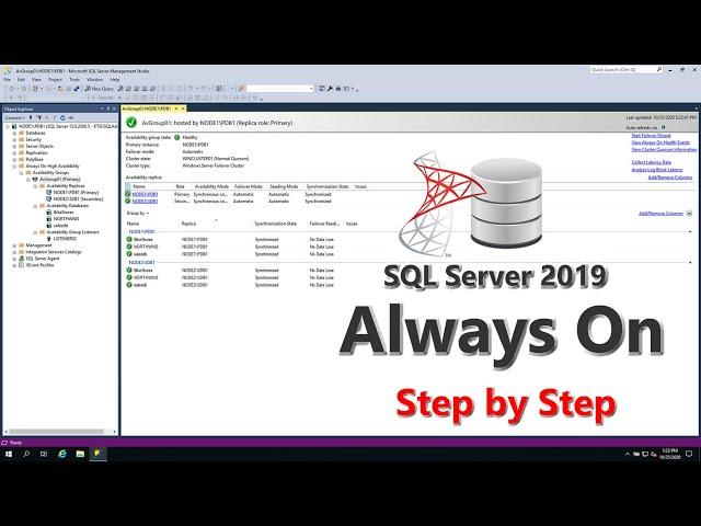 How to Configure Always-On High Availability in MS SQL Server 2019 - Step by Step