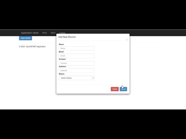Asp.Net :CRUD Operations Using Modal Popup in ASP NET Web Forms (part 2)