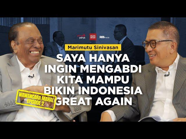 Marimutu Sinivasan: Saya Hanya Ingin Mengabdi. Kita Mampu Bikin Indonesia Great Again | HYB