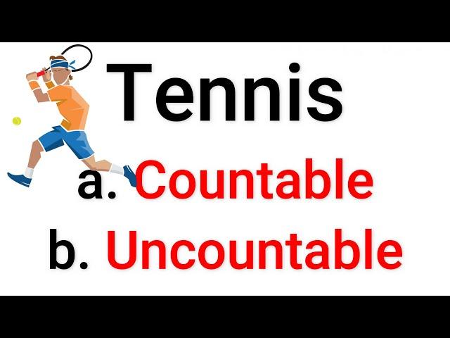 English Grammar Quiz: Countable Noun vs Uncountable Noun Test |English MasterClass|