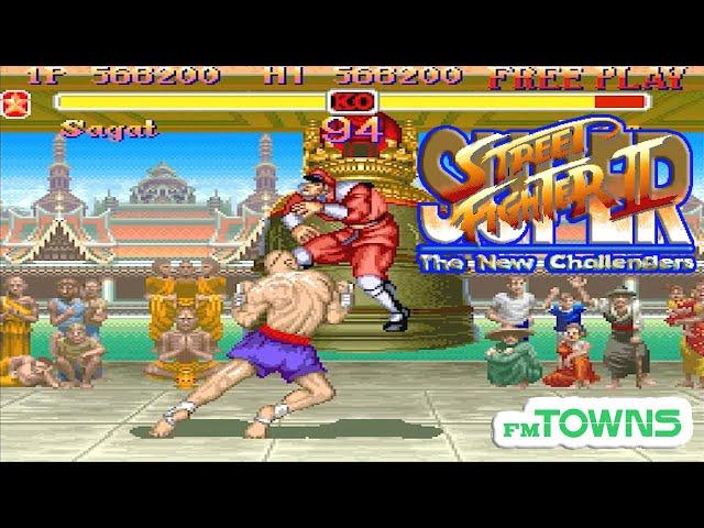 Fm Towns スーパーストリートファイター II / Super Street Fighter II - Full
