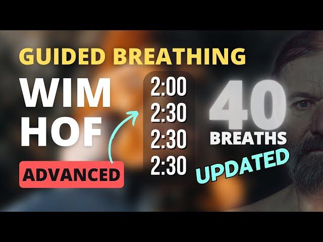 Wim Hof Guided Breathing - 4 Rounds 40 Breaths | Advanced