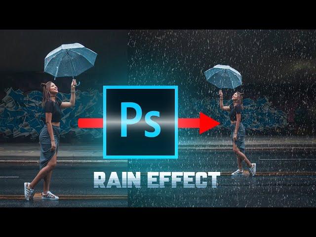 Rain Effect In Photoshop 2023 : How To Make Rain Effect In Photoshop