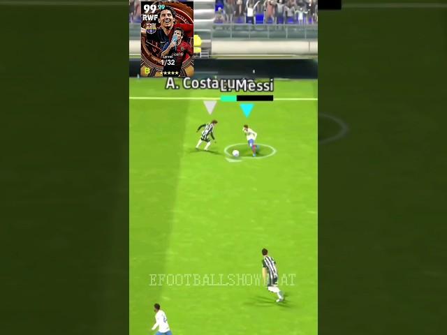 MESSI DRIBBLE️‍BUT HAVE YOU NOTICED HAKIMI#efootball #football #viral #gaming #shortsfeed #shorts
