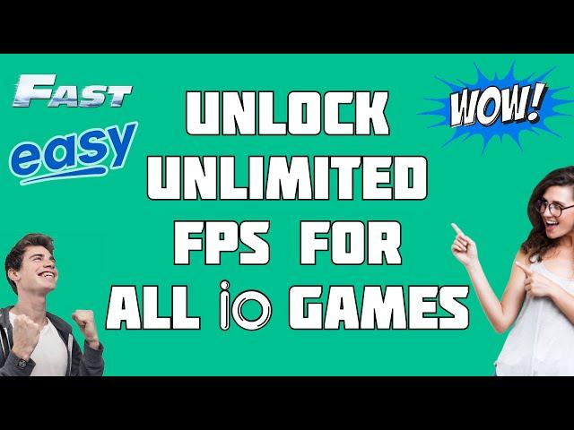 Unlock Unlimited FPS For All .io Games - Up To Over 1000% FASTER!