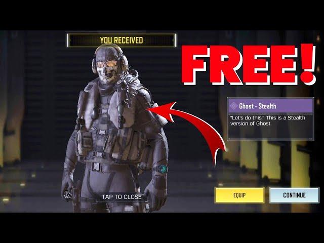 HOW TO GET THE GHOST - STEALTH SKIN IN CODM 2024 FOR FREE