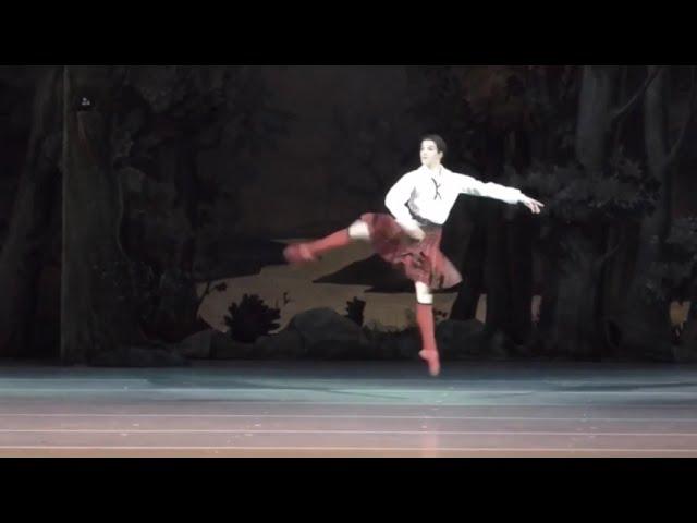 Shale Wagman age 19 James La Sylphide  (Debut) at Marinsky with Olesya Novikova