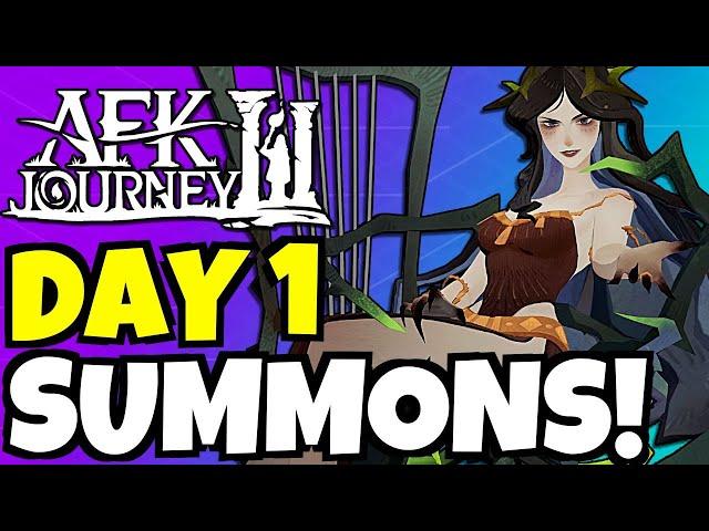 DAY 1 SUMMONS - A NEW JOURNEY!!! [AFK Journey]