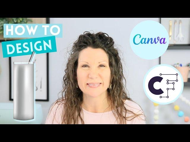 How To Design Sublimation Tumblers With Canva and Creative Fabrica