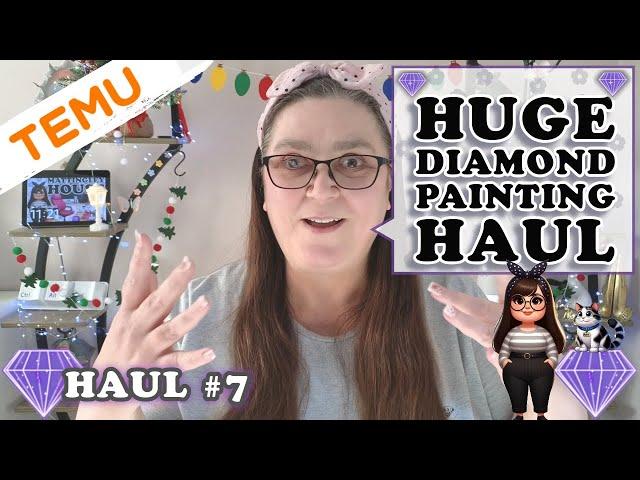 Diamond Painting Haul 7 | Huge Temu Haul